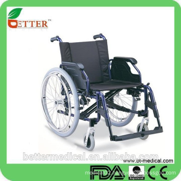 manual wheelchair with double bar
